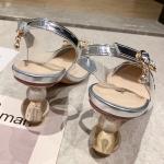 6111-7 Sexy Pointed-Toe Rhinestone Snake Print High-Heeled Shoes With Thin