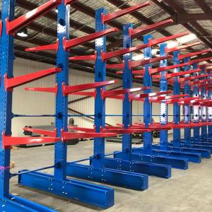 Wholesale Heavy Duty Steel Storage Cantilever Pallet Racking For Wood Factory from china suppliers
