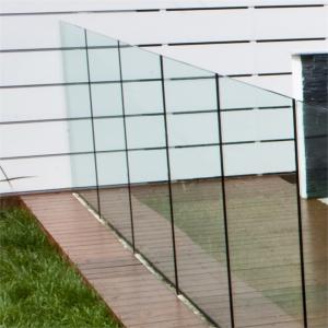Wholesale Frameless Deck Railing Glass Systems 10mm Transparent Tempered from china suppliers