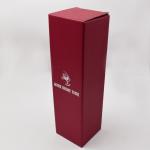 collapsible crash lock bottom Single bottle Wine Packaging Box