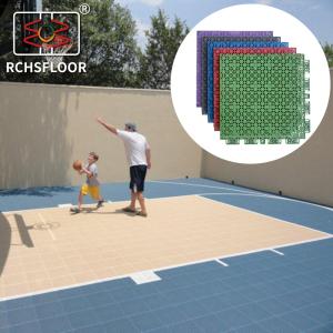 Wholesale Interlocking PP Basketball Court Flooring Tiles 1.27cm Thickness Slip Resistant from china suppliers