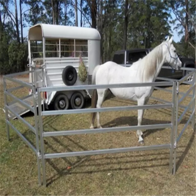 Round Tube Welded Zinc Coated Livestock Fence Panels