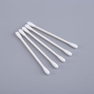 China Home Use Cotton Bud Swab Double Round Tip And Paper Stick No Pollution on sale