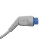 3 Lead AHA Fixed Snap Disposable ECG Lead Wires Compatible Artema