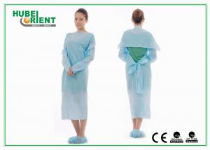 China CPE Long Sleeve Protective Gowns Non Stimulating Protective Gown on sale