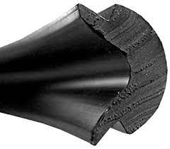 Eco-friendly Black Boat Edge Protective Bumper Rubber Strip for Boat Protection Needs