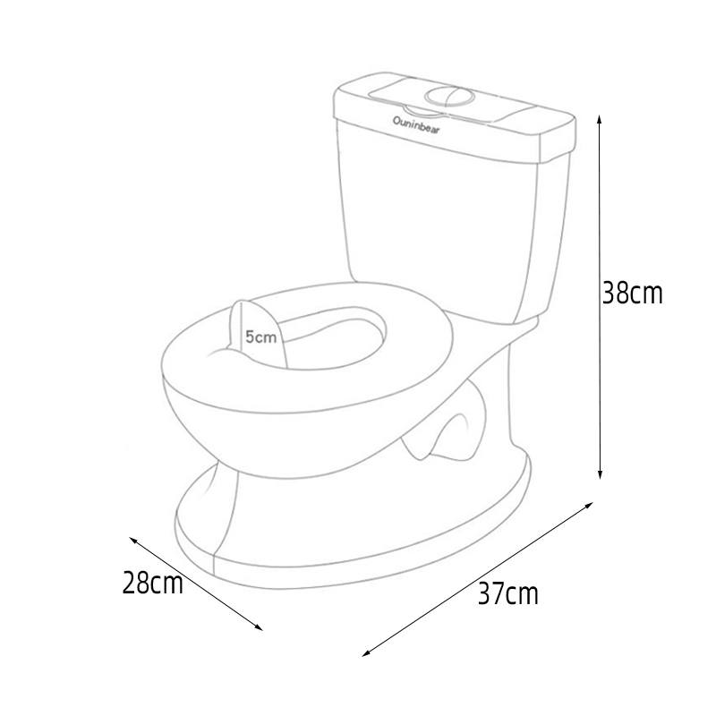 Eco Friendly Pink Baby Potty Seat with Custom Logo for Training Toddler Toilet Pot