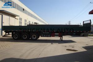 Wholesale Side Wall Semi Tractor Trailer , Custom Semi Trailers Overall 12500x2500x1500mm from china suppliers