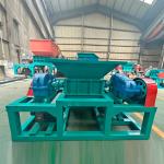 High Output 30KW Solid Waste Metal Shredder Twin Shaft Automatic Recycling