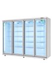 New Style Remote Cooling System R22 Commercial Beverage Showcase Upright Cooler