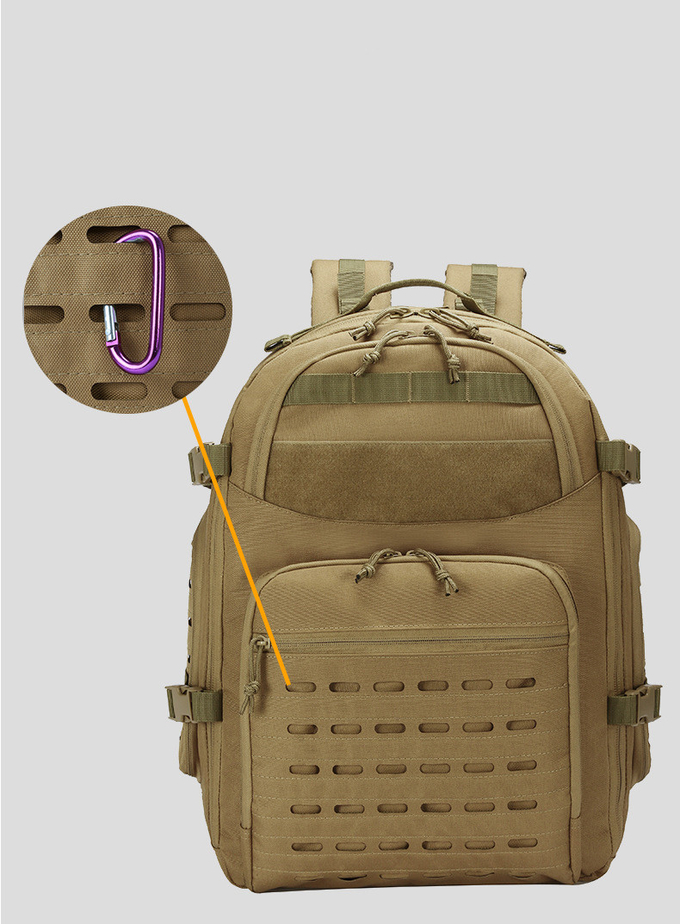 Polyester Lining Dragon Egg Tactical Backpack 35L PVC PU Coating