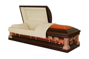 Wholesale Nice Appearance Cremation Caskets For Sale , Funeral Home Casket 32 O.Z Thickness from china suppliers