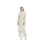 Stylish Thick Winter Trench Coats 90 % Wool White Cashmere Coat for Women