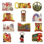 Custom fridge magnet souvenir Britain Italy Rome France Qatar USA 3D metal