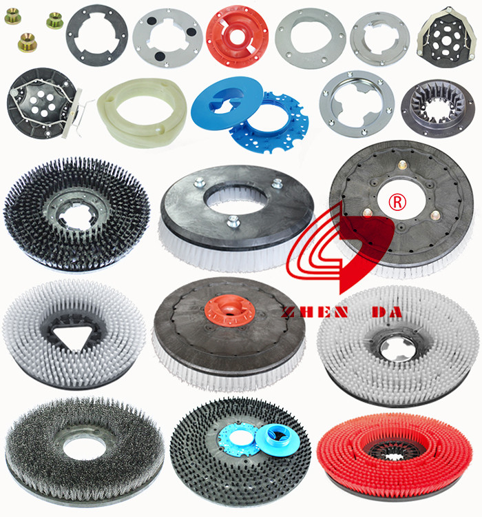 Scrubber Machine Disc 18in Floor Scrubber Brush PP Round Cleaning Brush