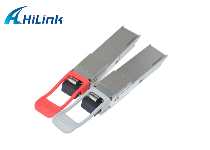 Simplex LC SMF Optical Transceiver Module 100G Bidi 20km 1280 / 1310nm QSFP28 DOM