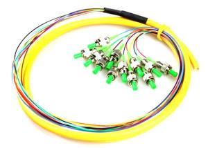 Wholesale Multimode FTTH Fiber Optic Cable , FC / APC 12 Core Optical Fiber Cable from china suppliers