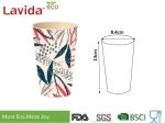 Phthalate Free Bamboo Fiber Cup Food Grade Tumbler Coffee Mug Colorful Printing