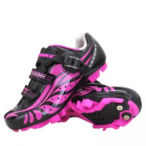 China Self Locking Ladies Cycle Touring Shoes , Womens Mountain Bike Cycling Shoes on sale