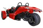 Tri Wheel Motorcycle E-Spider 72V Trike Powerful 3000w Mid Drive Motor With