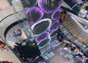 Wholesale Wall Mounted Transparent Glass LED Display Indoor 256x128 Dots from china suppliers