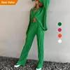 Customized logo new casual women hot style drawstring tassel Wide Leg Pants