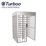 High Security Pedestrian Barrier Gate Access Control Full Height Turnstile