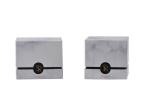 Cardboard Morden Marble Gift Box , Single Watch Gift Boxes With Pillow