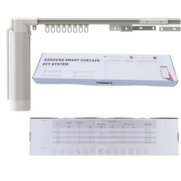 165inch DIY Motorized Curtain Track 3.2m Ceiling Curtain Track Set