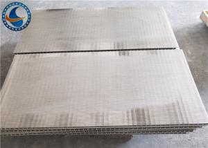 Wholesale Anti Abrasion Johnson Wedge Wire Screens With Excellent Permeability from china suppliers