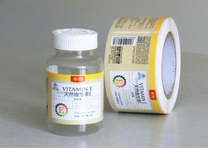 Wholesale Private Tablet Pill Strong Adhesive Labels , Sticker Labels For Bottles from china suppliers