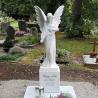 Buy cheap Life Size Cemetery Angel Statues Monument White Marble Sculpture Custom Outdoor from wholesalers