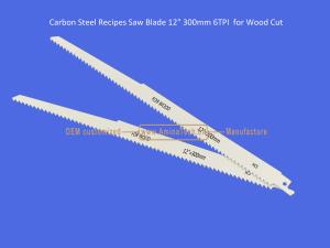 Wholesale Carbon Steel Recipes Saw Blade 12&quot; 300mm 6TPI for Wood Cut ,Power Tools from china suppliers