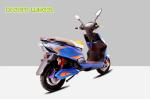 Powerful Two Wheeler Pedal Assisted Electric Scooter 72V 500W 20Ah Battery