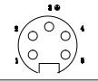 PA66 Straight Wireable Circular Power Connector 5 Pin Cable PA Fieldbus