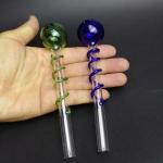 Pryrex Dot Incense Oil Burners Glass Smoking Pipe 5.5 Inches Lightweight