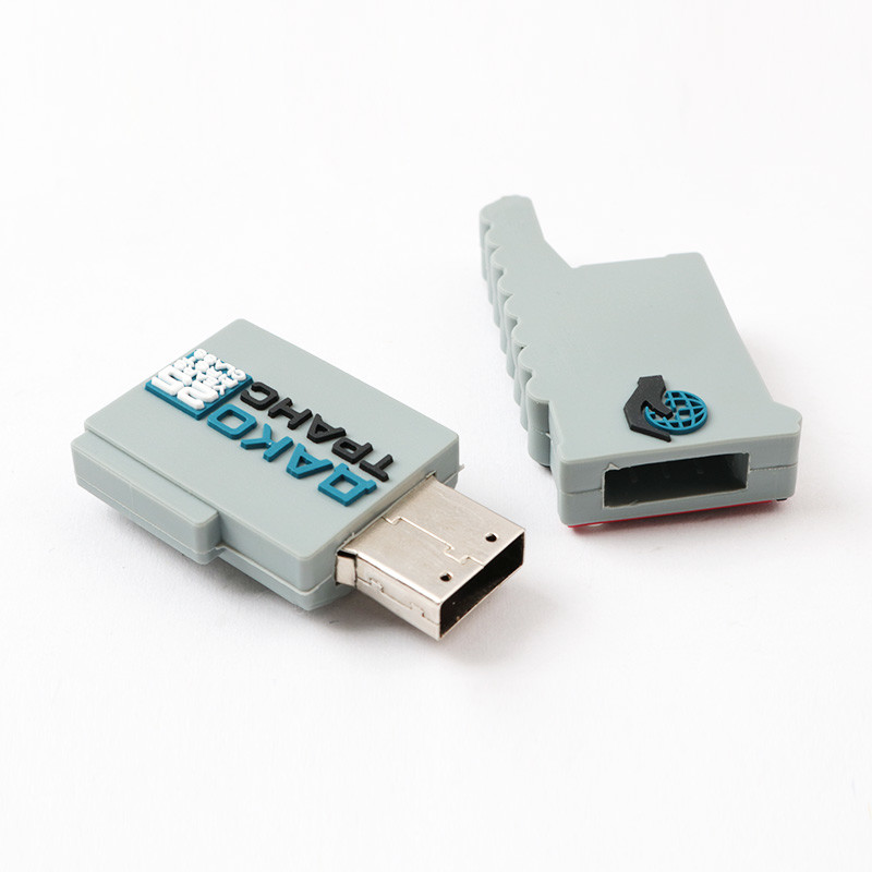 8M/s 2D Soft Custom Printed USB Drives 256GB Gift For Advertising