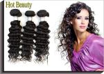 Peruvian Deep Curly Hair 100g Virgin Human Hair Extensions For Women