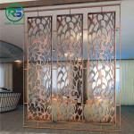 Floral Metal Art Panel Unique Laser Cut Aluminium Screens Wall Art Room Divider