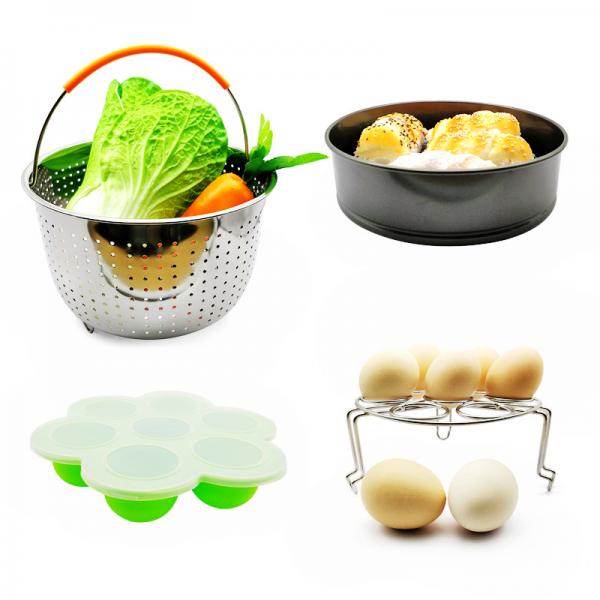 Quality Amzon Hot Sell 10 pcs Silicone Various Combination Kitchen Pot Accessories Set Inculde Non-Stick Cake Pan, Egg Bites Molds, etc for sale