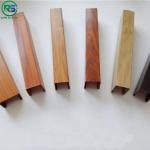 U Aluminum Profile Linear Suspended Metal Ceiling 0.9mm For Building