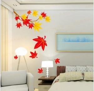 Wholesale Contemporary Custom Modern Wall Decoration Flower Stickers, Design Wall Sticker from china suppliers