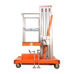 Aluminum Alloy Telescoping Vertical Mast Lift Platform Lightweight Lifting