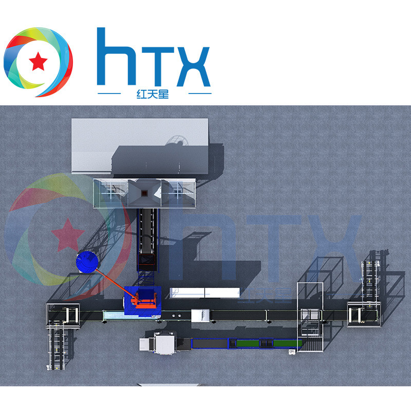 Decorative Wall Tiles Wet Cast Machinery House Exterior Making Machine Production Line
