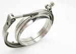 4" Inch 102mm Stainless 304 V-band Clamp Exhaust Downpipe Female Male Flange Kit