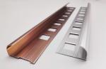 C Channel Polishing Aluminium Edge Trim Profiles Curved Round Extrusion