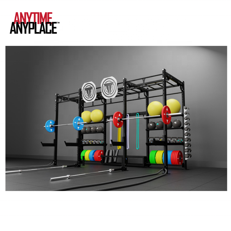 Multi Steel Bodybuilding Fitness Squat Rack Commercial Cross Fit Training Power Rack