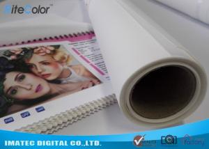 China Photographic Polyester Canvas Rolls 280gsm , Digital Printing Pure Polyester Fabric on sale
