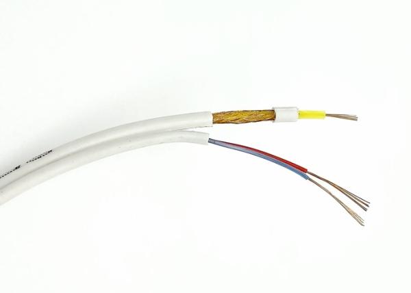 RF4+2C Mini CCTV Camera Cable , Siamese Coaxial Cable Yellow SOLID PE to Brazil