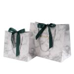 Customized Sealing Handle Gift Bags with Bows for Clothing Jewelry and Gift